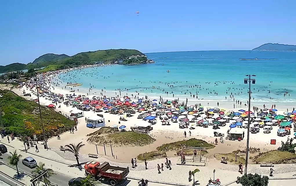 Semana começa com tempo instável em Cabo Frio com possibilidade de chuva e mar agitado — RC24H