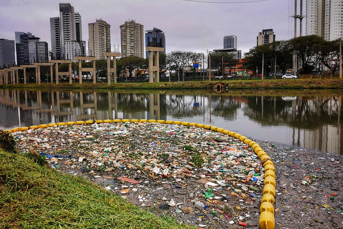 poluição no Rio PInheiros