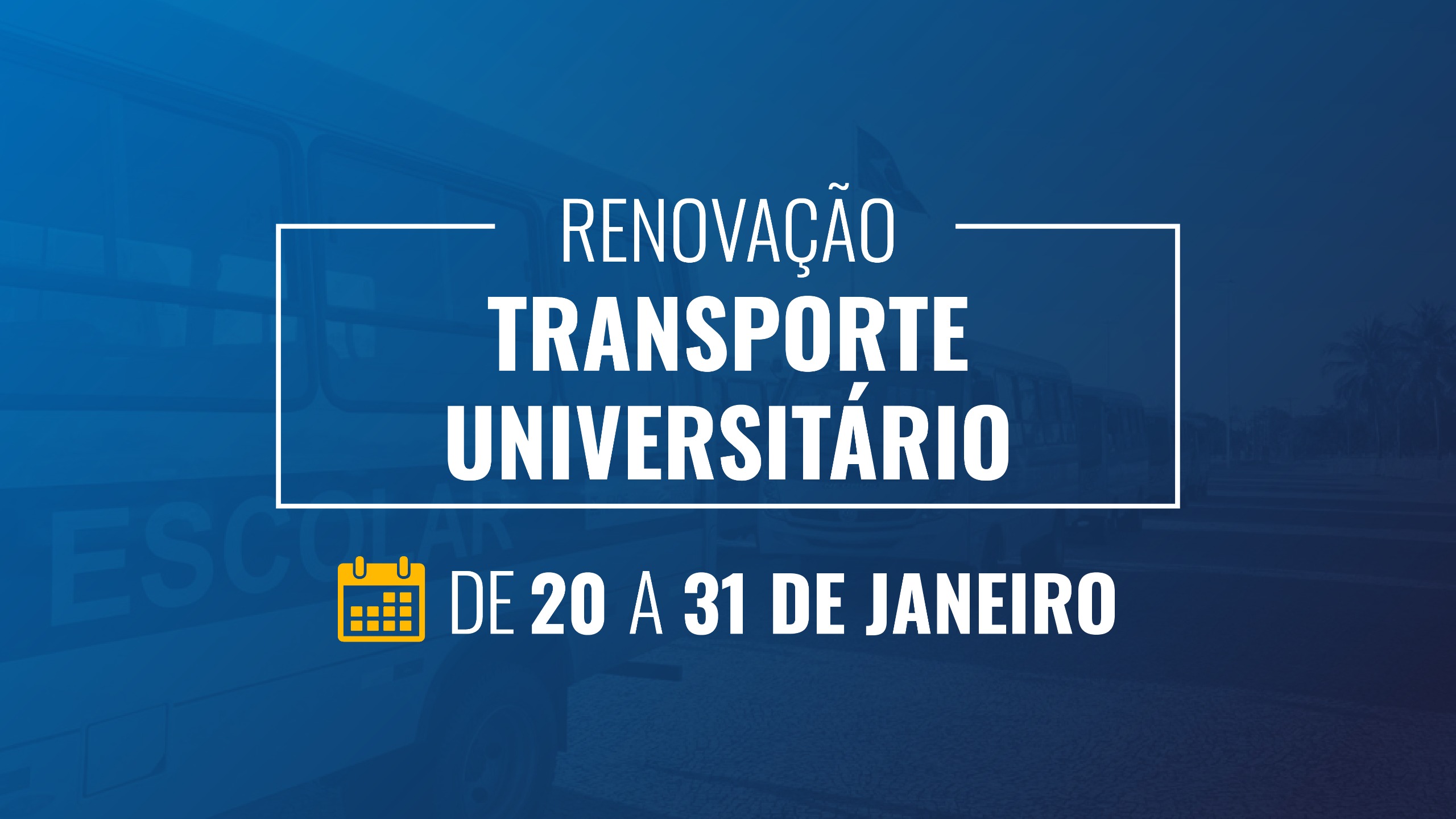 Renovação do transporte universitário começa nesta segunda (20) em São Pedro da Aldeia 