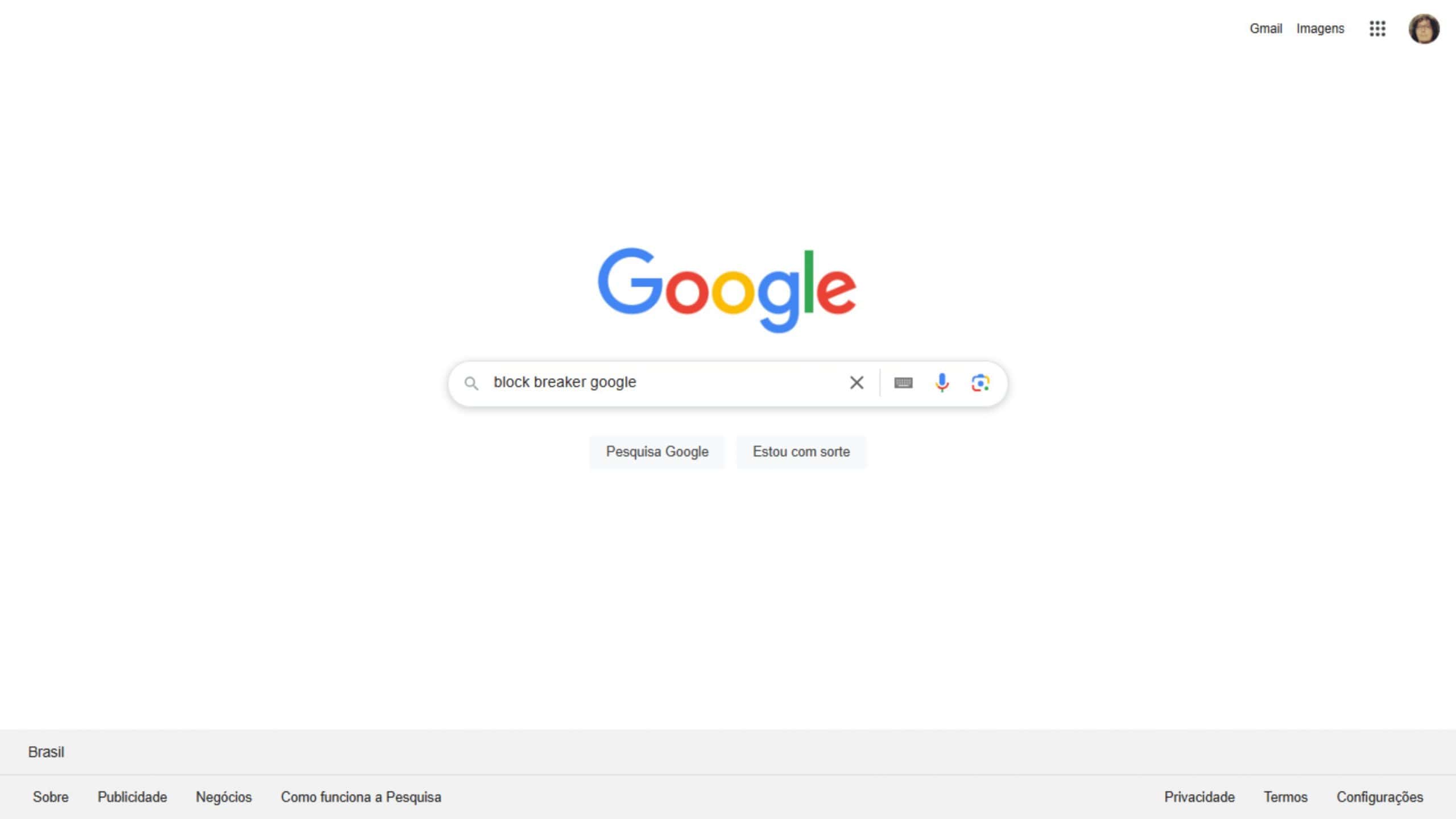 Como jogar Block Breaker no Google