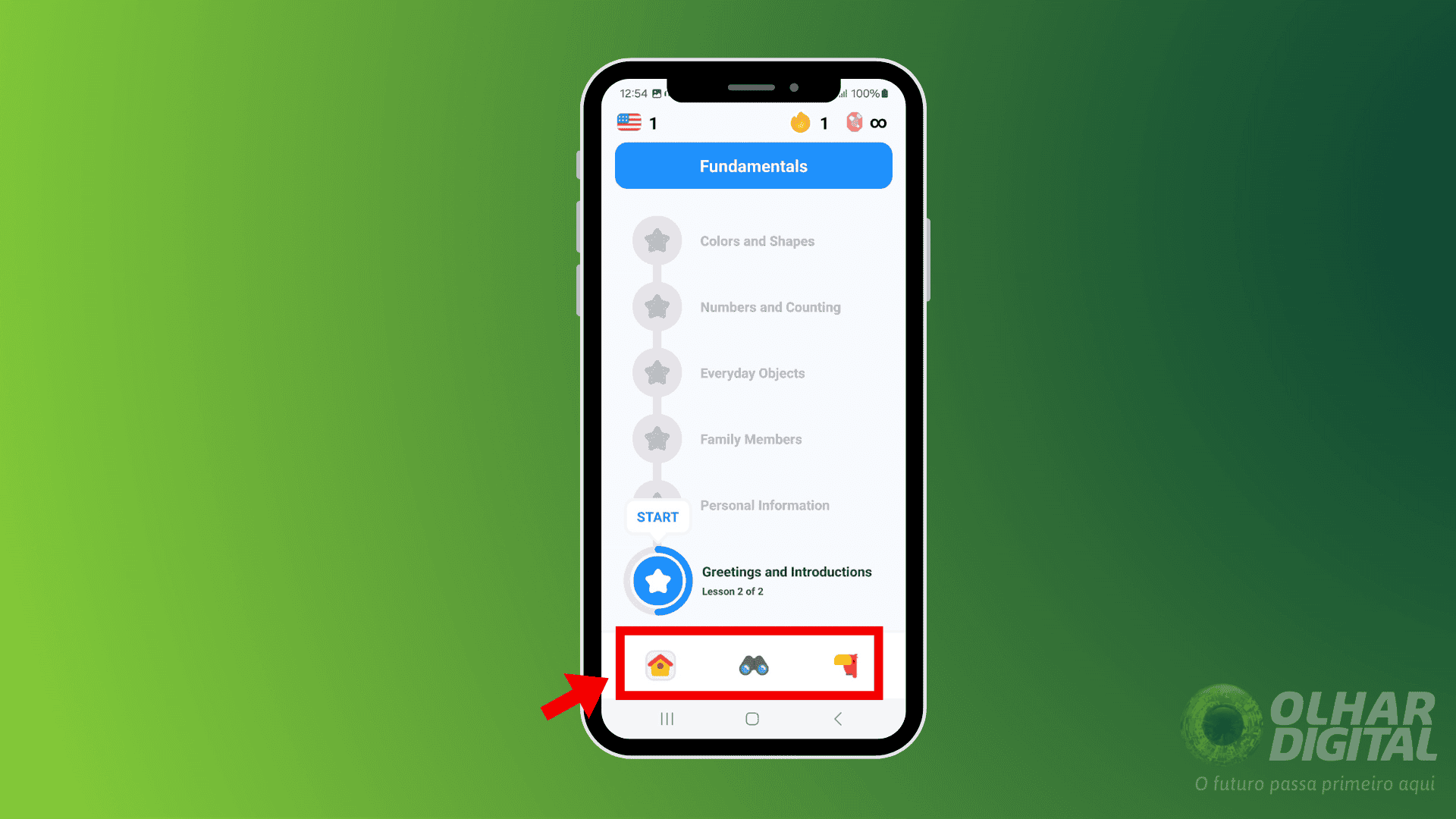 Passo 4 para o uso do app Singit