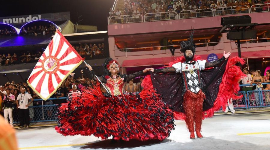 Maricá: Nota 10: Fabrício Pires e Giovanna Justo continuam com a União de Maricá no Carnaval 2026