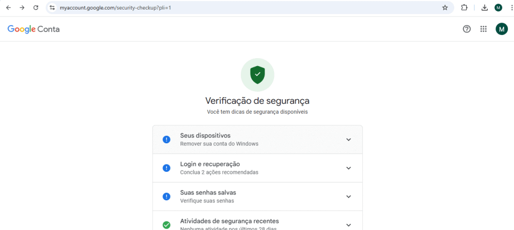 Confira 8 sugestões para conseguir desaparecer da internet Guia Região dos Lagos 14 Página de verificação de segurança do Google