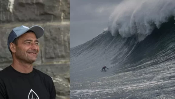 Surfista de Arraial conquista segundo lugar no campeonato Gigantes de Nazaré, em Portugal — RC24H