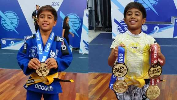 Atleta de Búzios conquista dois ouros no jiu-jitsu em evento estadual — RC24H