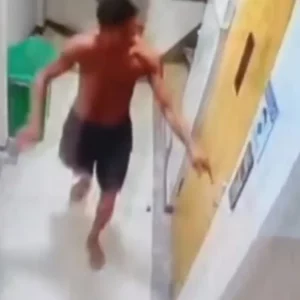 Vídeo: homem deixa rastro de sangue ao invadir prédio no Rio | Enfoco