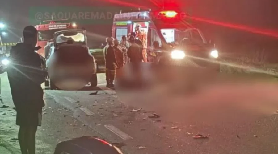 Cabo Frio: Acidente entre moto e carro tira a vida de dois homens em Saquarema