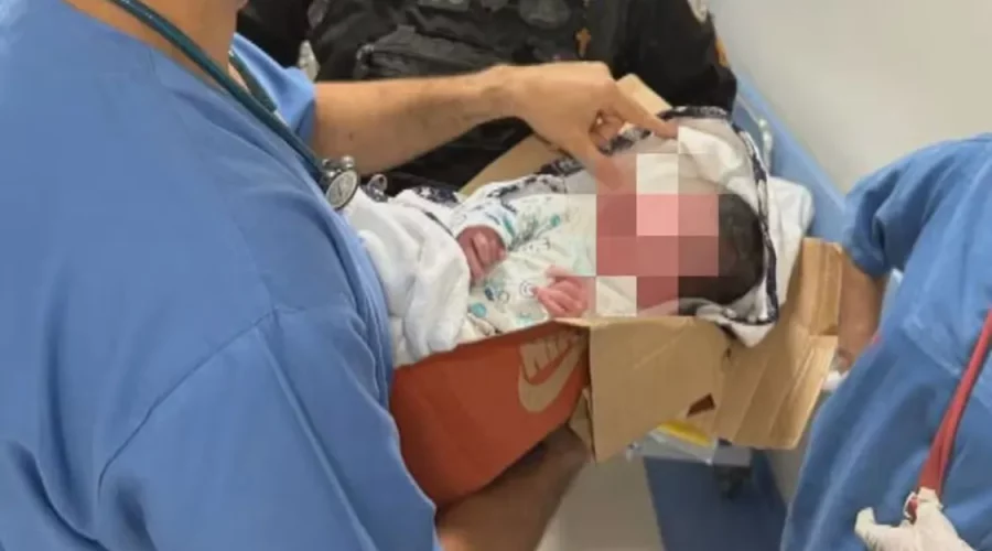 Maricá: Bebê recém-nascido é achado em caixa de papelão na Baixada