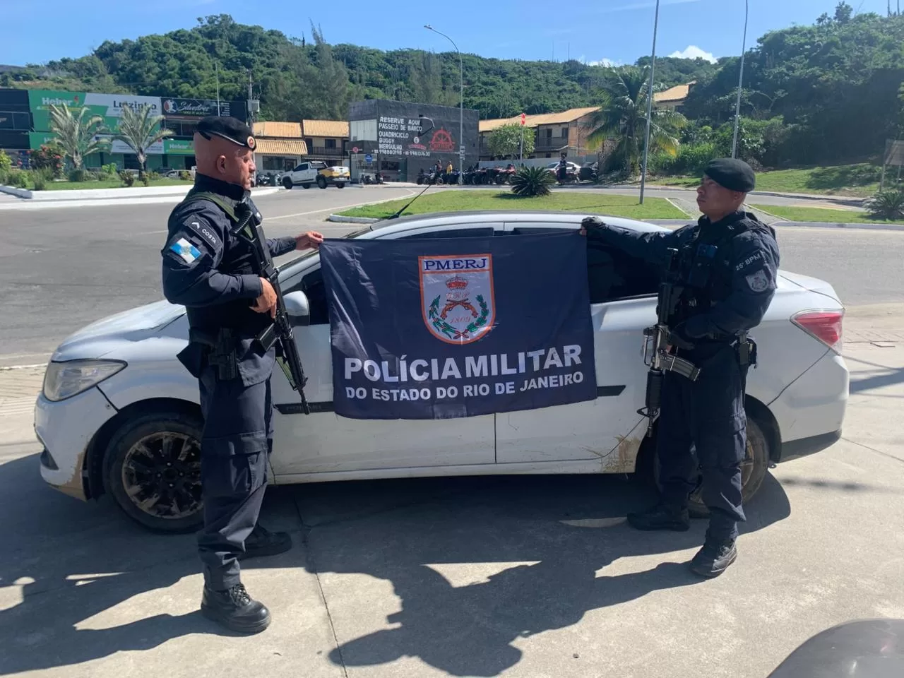 Polícia Militar recupera veículo roubado em Arraial do Cabo — RC24H