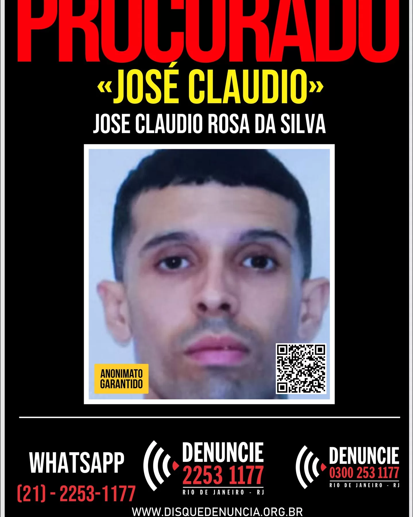 Disque Denúncia busca informações sobre principal suspeito de feminicídio em Cabo Frio — RC24H