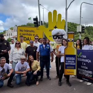 Campanha Maio Amarelo movimenta trânsito de Cabo Frio com ações de conscientização