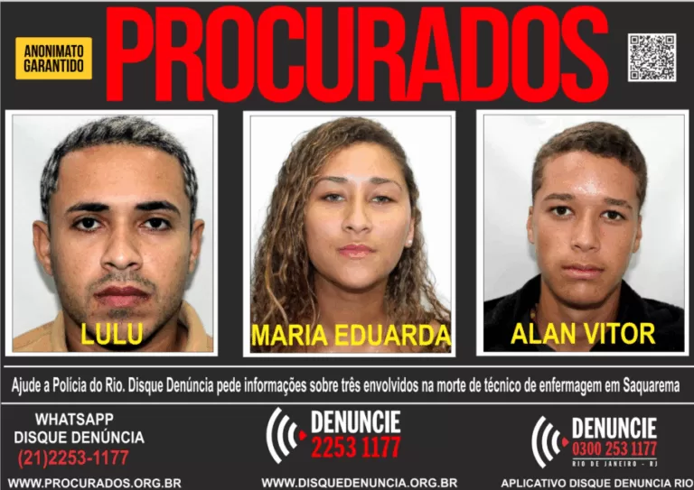 Polícia busca três suspeitos de envolvimento na morte de técnico de enfermagem em Saquarema — RC24H
