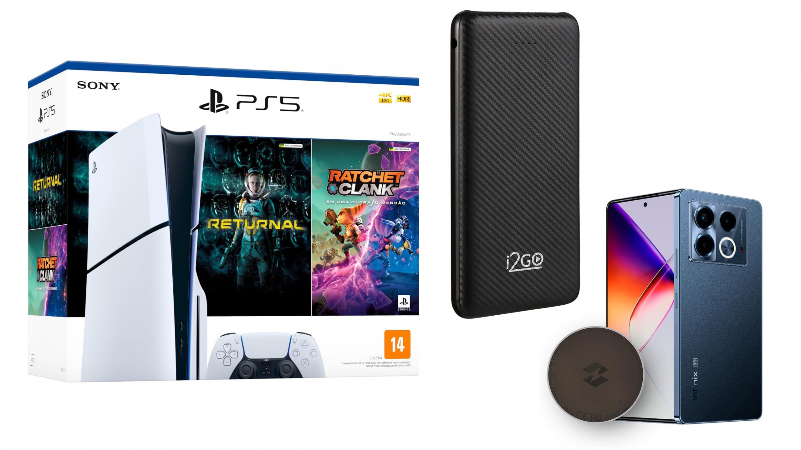 Ofertas do dia: smartphone, PlayStation 5 e mais com até 52% off!