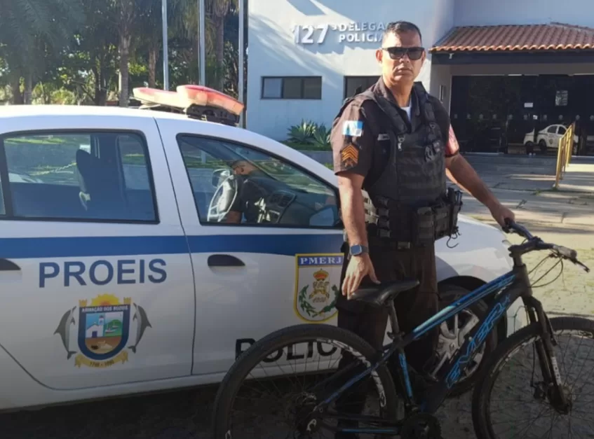 Bicicleta furtada na Rua das Pedras é recuperada por agentes do PROEIS em Búzios — RC24H