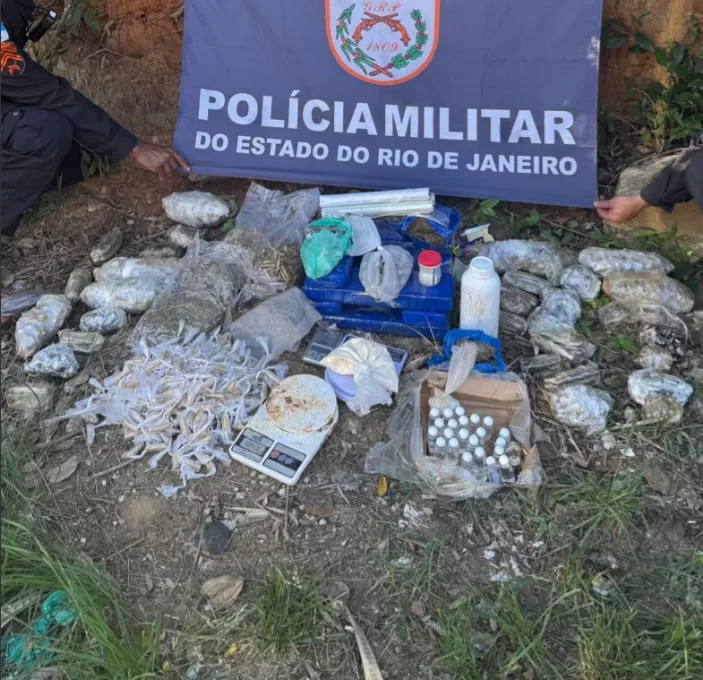 Polícia apreende drogas avaliadas em R$ 70 mil em área de mata em Búzios — RC24H