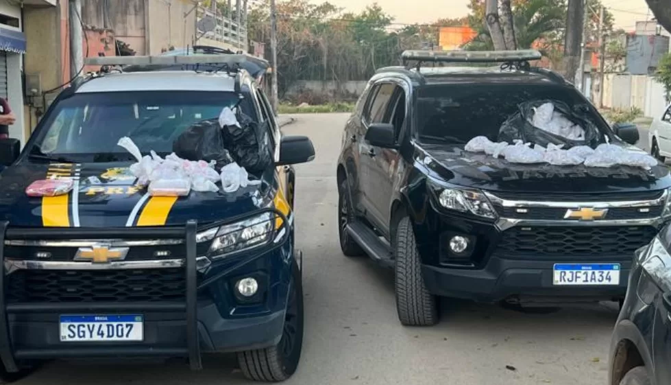 PF e PRF realizam apreensão de mais de 20 kg de cocaína em Rio das Ostras — RC24H