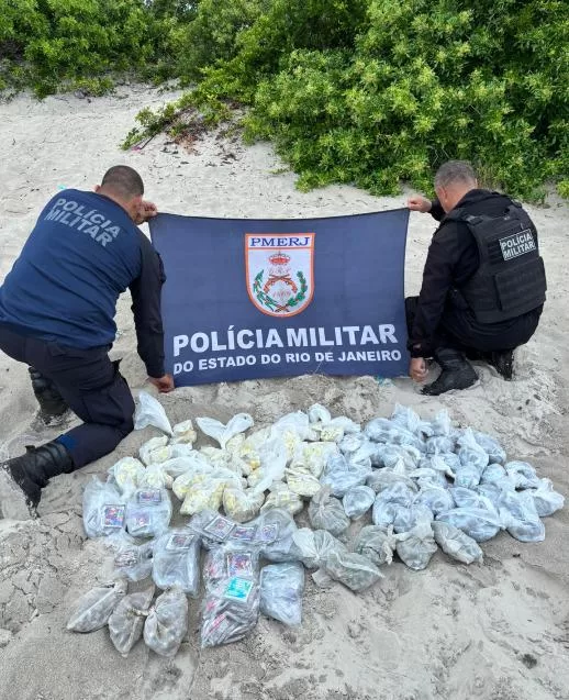 Mega apreensão em dunas de Cabo Frio causa prejuízo de R$ 42 mil ao tráfico — RC24H