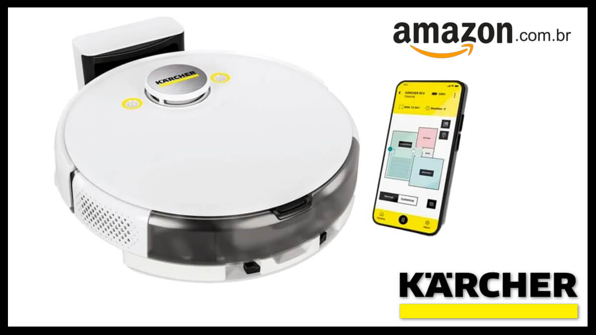 Ofertas do dia: descontos de até 48% no robô aspirador da Kärcher