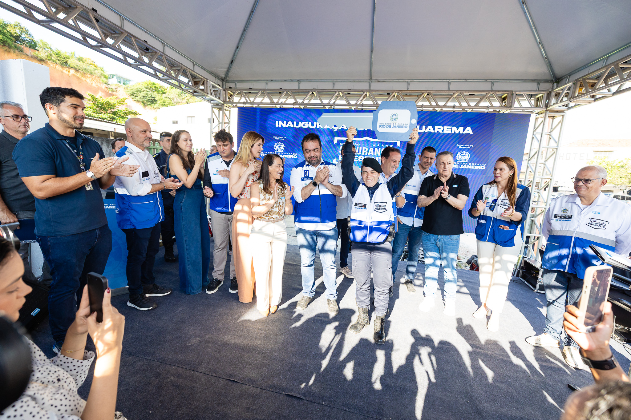 Saquarema recebe governador do estado e reforça ações de Educação e Segurança no município