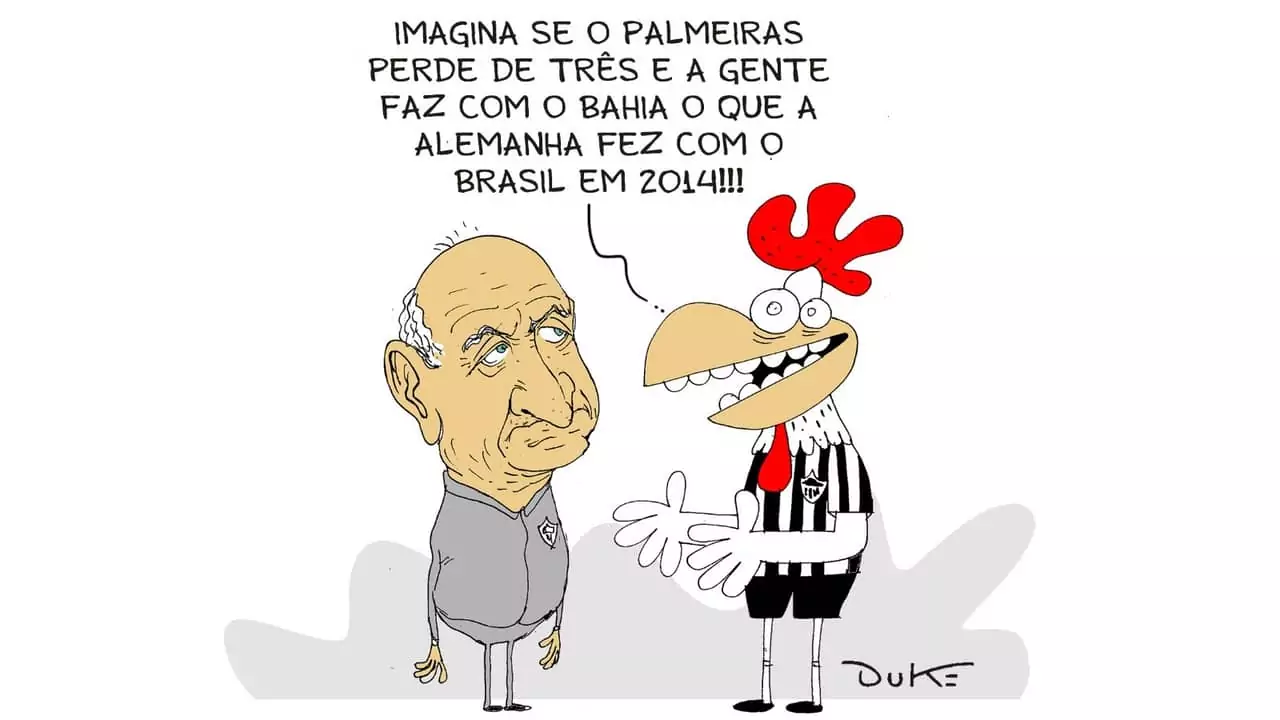 Charge do Duke: Atlético faz contas pelo título brasileiro