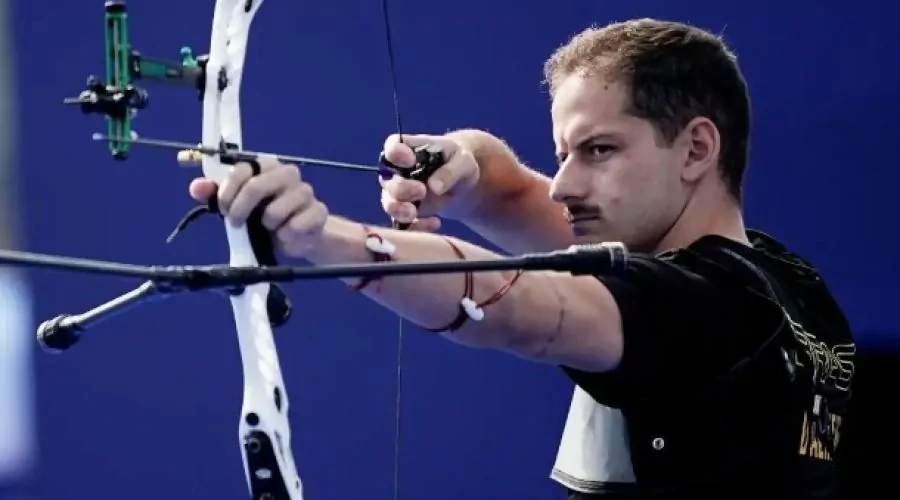 Marcus D’Almeida, atleta de Maricá, é eliminado nas oitavas do tiro com arco