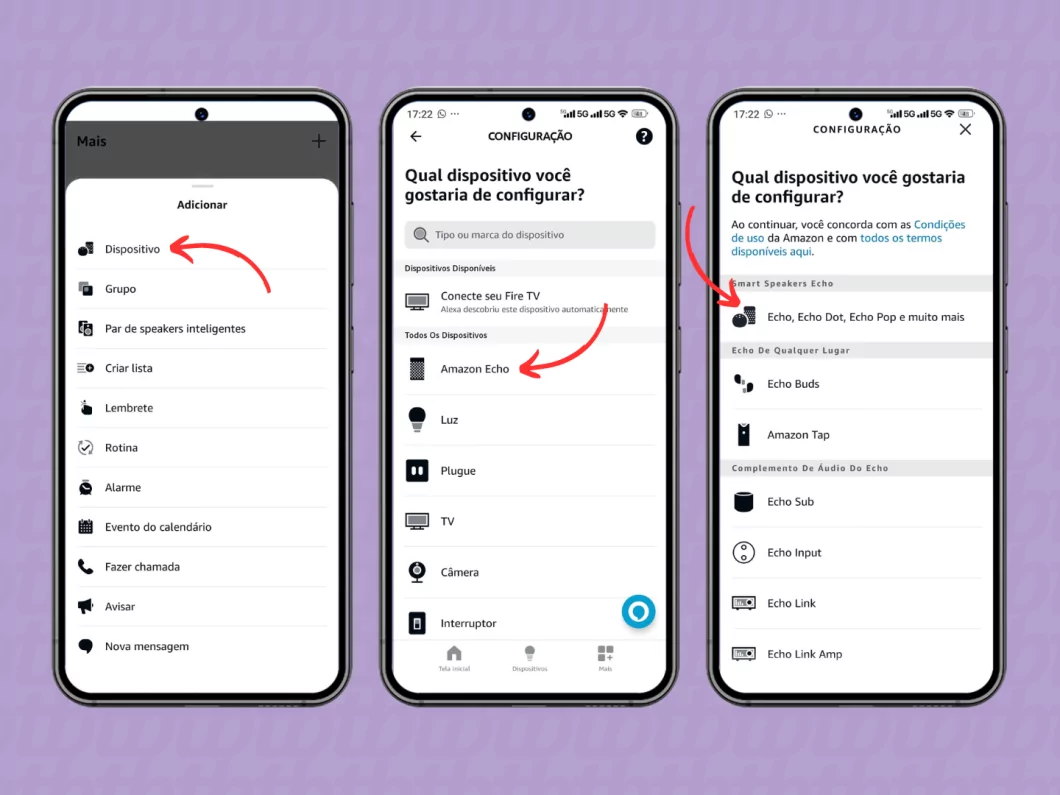Como ajustar a Alexa? Aprenda a instalar seu dispositivo Echo Guia Região dos Lagos 7 Configurando um novo dispositivo Echo com Alexa