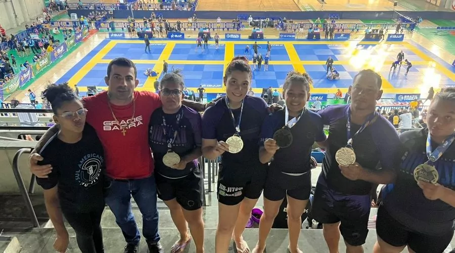 Cabo Frio: Atletas do projeto de Jiu-Jitsu da GCM ganham 6 medalhas no Sul-Americano de No-Gi