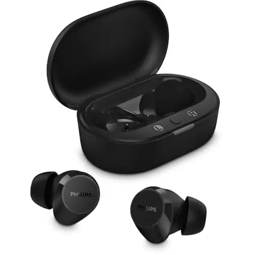 Fone de ouvido sem fio TWS Philips TAT1209BK/00 - Preto Fone de ouvido sem fio TWS Philips TAT1209BK/00