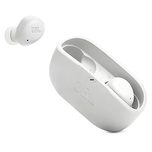 Fones de ouvido JBL Wave Buds TWS - Branco Fones de ouvido JBL Wave Buds TWS na cor branca