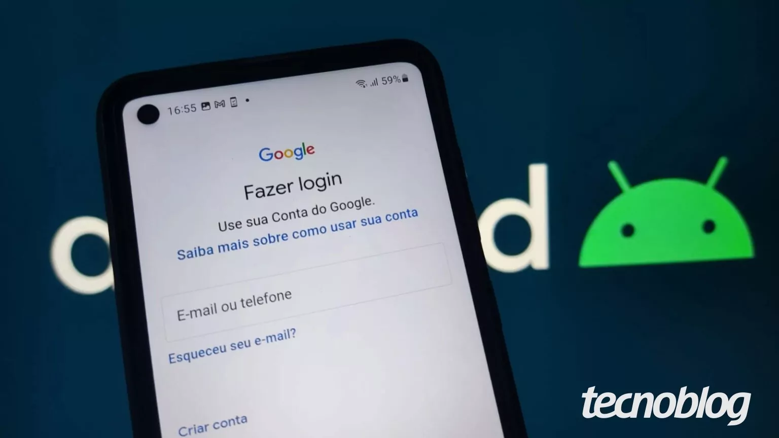 Como trocar a Conta Google do celular Android