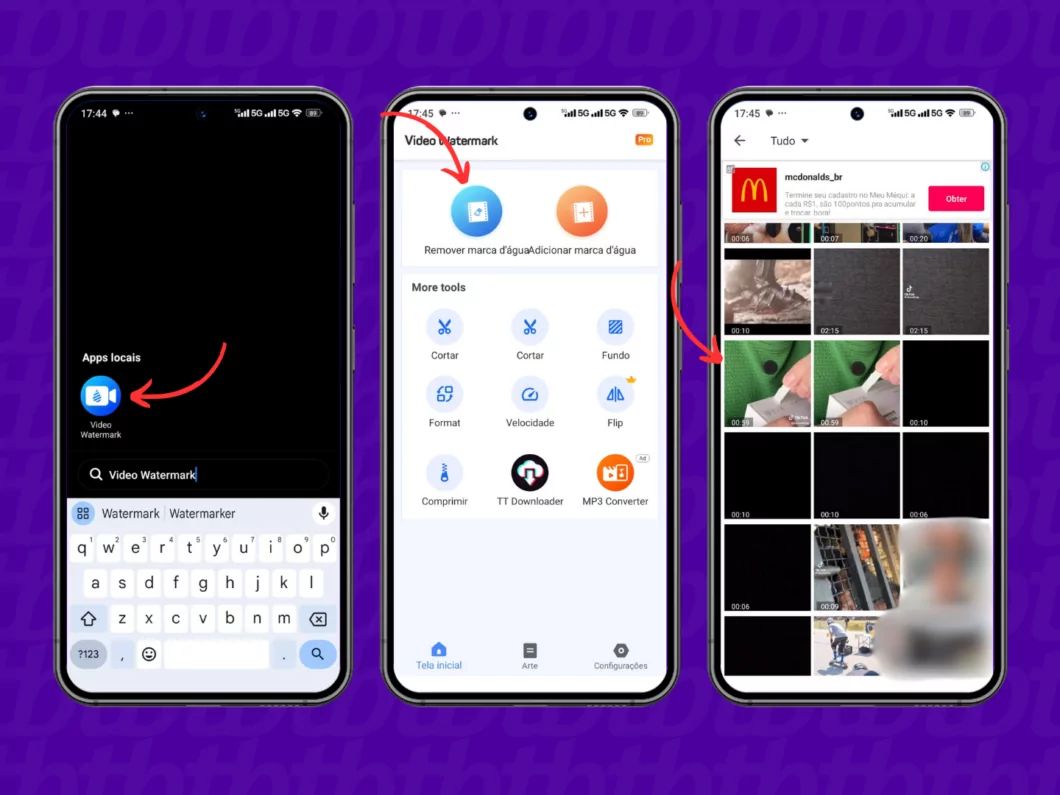 Como remover a marca d'água de vídeos do TikTok Guia Região dos Lagos 10 Carregando vídeo do TikTok no Video Watermark