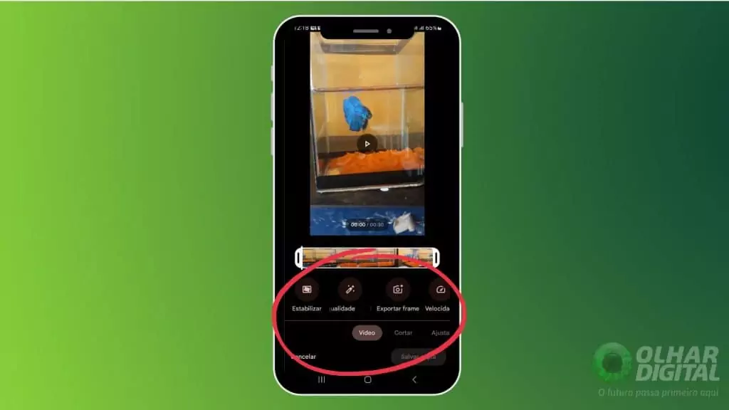 Recursos de estabilização e silenciamento no Google Fotos Edição de vídeo para estabilizar e silenciar