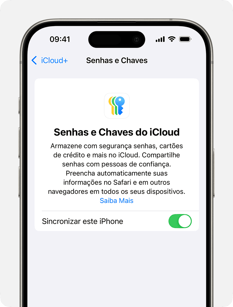 como criar conta no Gerenciador de Senhas do iCloud Guia Região dos Lagos 3 Instruções para ativar as Chaves do iCloud no iPhone
