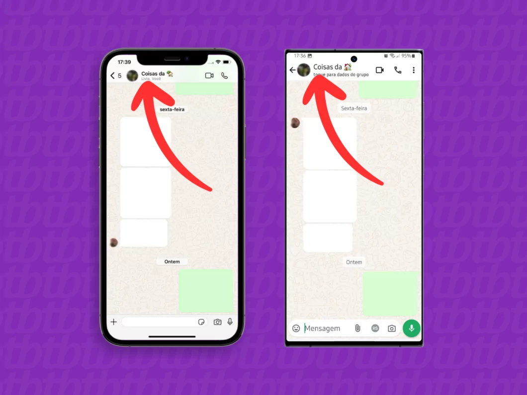 Como deixar um grupo do WhatsApp pelo celular ou computador Guia Região dos Lagos 12 Exibindo o menu de Dados do grupo no WhatsApp