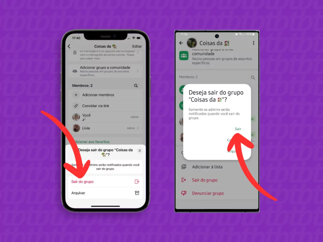 Como deixar um grupo do WhatsApp pelo celular ou computador Guia Região dos Lagos 14 Confirmando a saída do grupo no WhatsApp