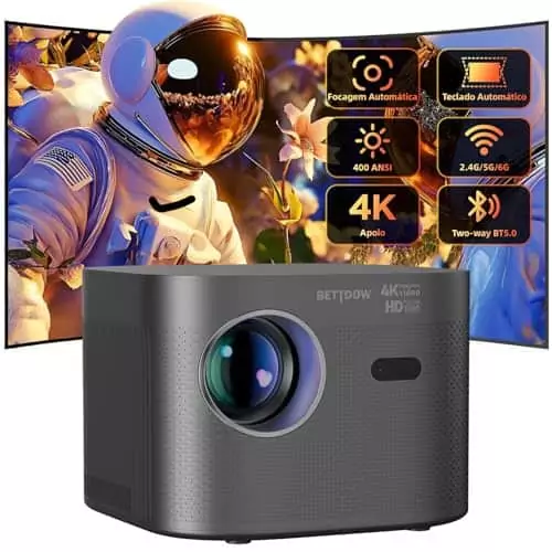Bettdow Projetor 4K 8K com 14000 Lumens Bettdow Projetor 4K 8K com 14000 Lumens
