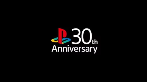 Logotipo de comemoração de 30 anos do PlayStation