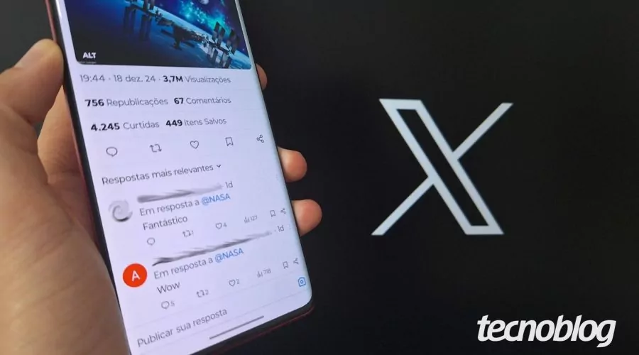 Como acessar os comentários em postagens do X (Twitter) pelo celular ou PC
