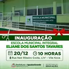 Iguaba Grande inaugura nova escola integral nesta sexta-feira (20)