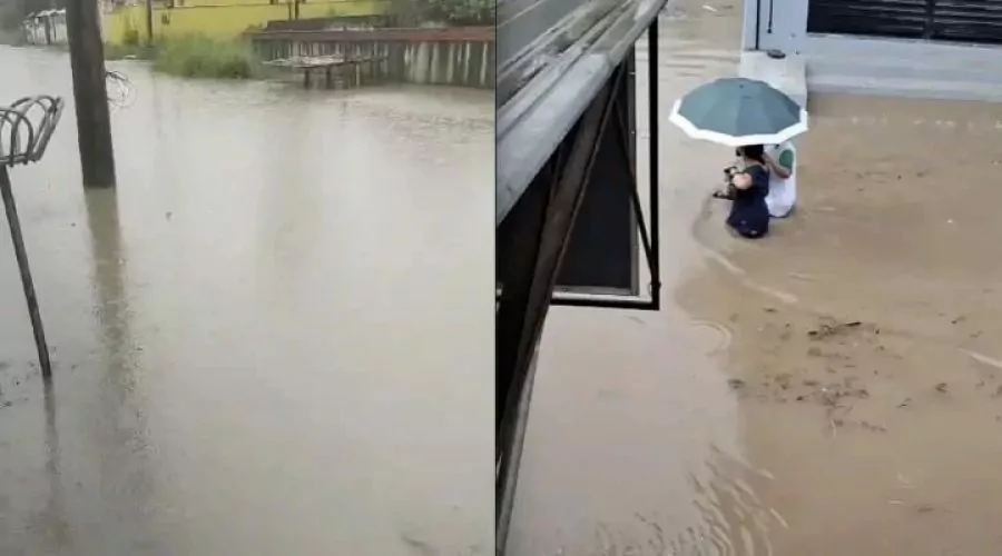 Maricá: Temporal deixa famílias desabrigadas em Maricá