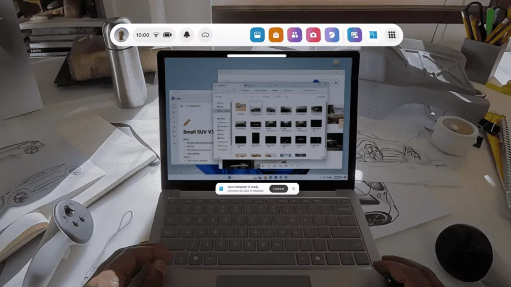 Seu olhar vai conectar o Meta Quest ao PC; veja como fazer isso Guia Região dos Lagos 3 Parceria entre Meta e Microsoft para integração entre dispositivos