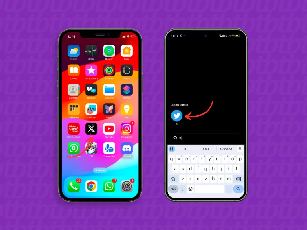 Como postar um tweet nos Stories do Instagram Guia Região dos Lagos 6 Abrindo o aplicativo X (Twitter) pelo celular
