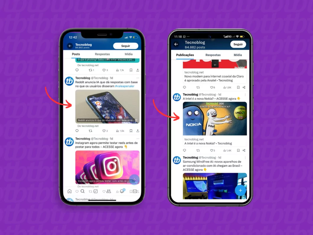Como postar um tweet nos Stories do Instagram Guia Região dos Lagos 7 Localizando o tweet que será compartilhado no Instagram