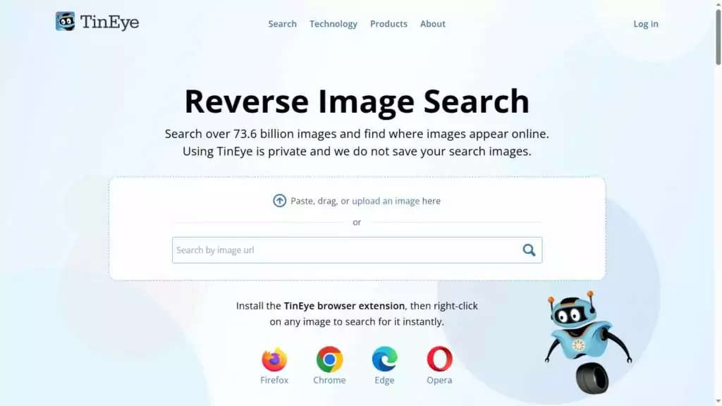 Como localizar alguém na internet usando uma foto? Confira 5 métodos Guia Região dos Lagos 13 Logo do TinEye
