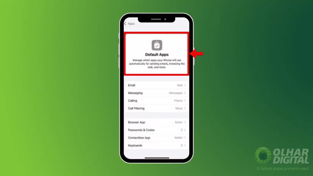 Como alterar os aplicativos padrão no iPhone Alterar aplicativos padrões no iPhone