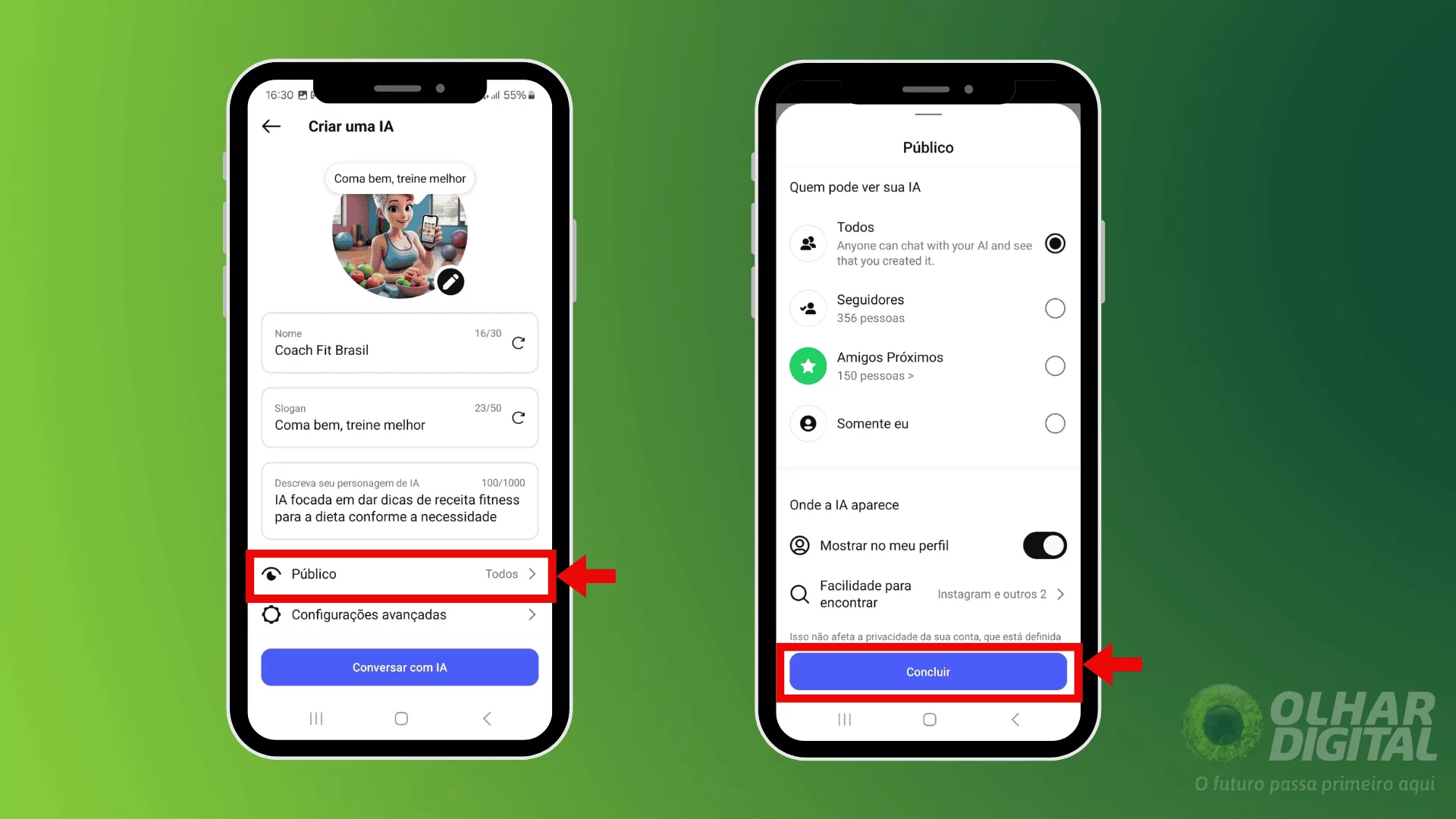 Quinto passo para criar uma IA utilizando Meta AI Studio