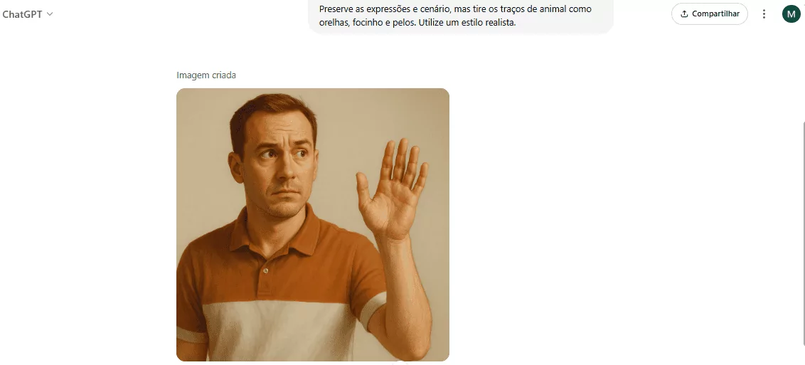 Resultado da transformação