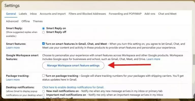 Como gerenciar as configurações do Google Workspace