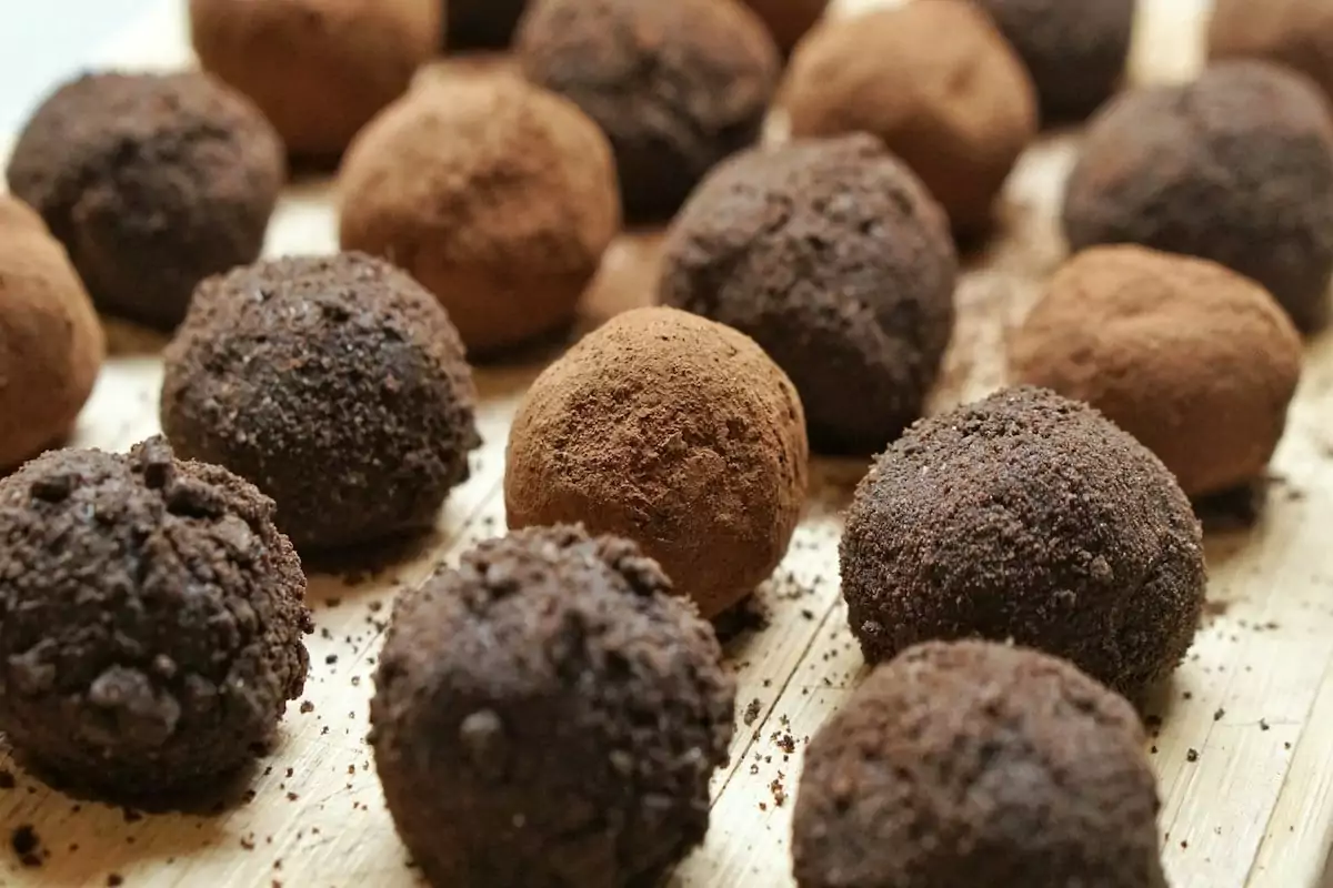 trufa de chocolate