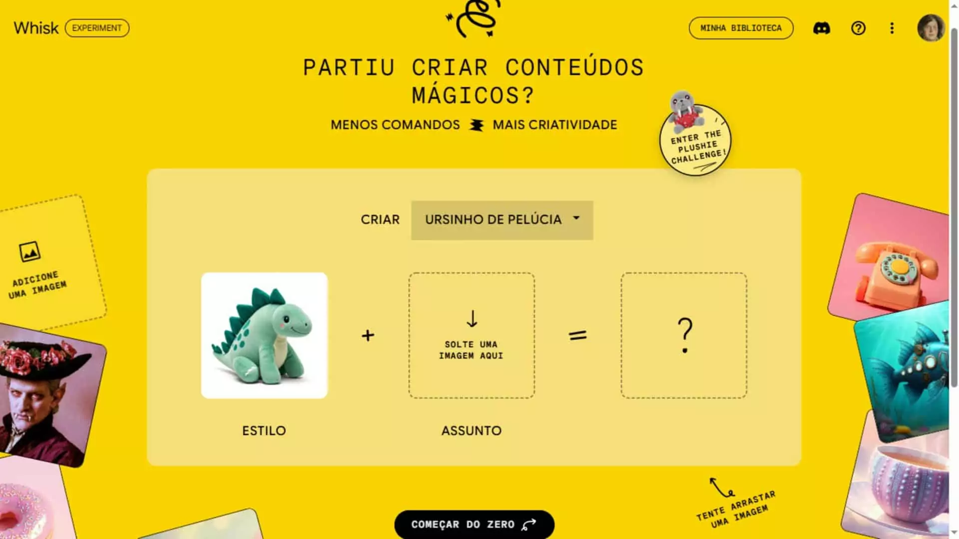 Google Whisk IA Explore a nova ferramenta Google Whisk